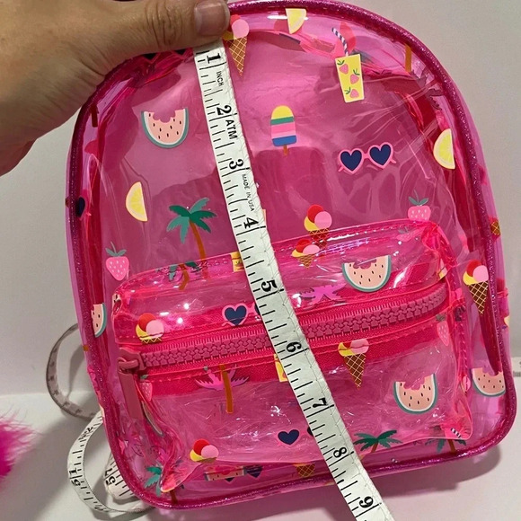 Claire’s bundle with backpack, 3 bracelets, 6 hair clips, pen and earrings - Picture 12 of 13